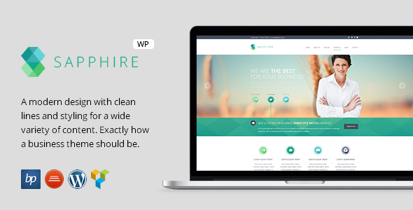Download Sapphire v.5.4.5 - Responsive Business WordPress Theme Free