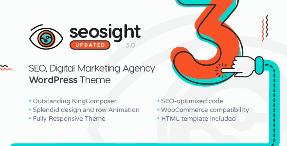 Download Seosight v.3.1 - SEO, Digital Marketing Agency WP Theme with Shop Free