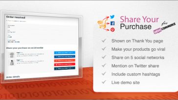 Download Share Your Purchase for WooCommerce  - Free Wordpress Plugin