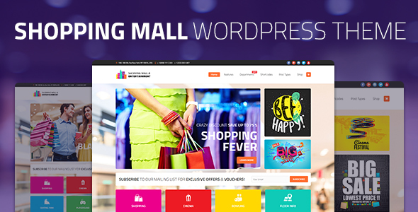 Download Shopping Mall - Entertainment & Shopping Center Business WordPress Theme Free
