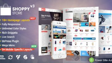 Download ShoppyStore v.3.3.1 - Multi-Purpose Responsive WooCommerce Theme (15+ Homepages & 3 Mobile Layouts Included) Free