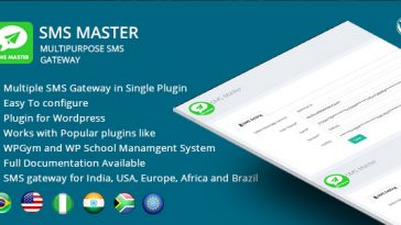 Download SMSmaster Multipurpose SMS Gateway for Wordpress - Free Wordpress Plugin