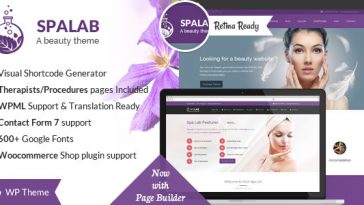 Download Spa Lab v.4.9.8 - Beauty Spa, Health Spa Theme Free