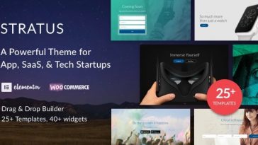 Download Stratus - App, SaaS & Software Startup Tech Theme Free
