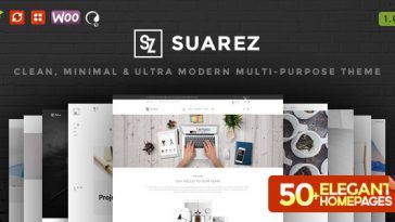 Download Suarez - Clean, Minimal & Modern Multi-Purpose WordPress Theme Free