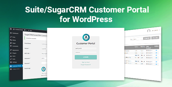 Download SugarCRM and SuiteCRM Customer Portal for WordPress  - Free Wordpress Plugin