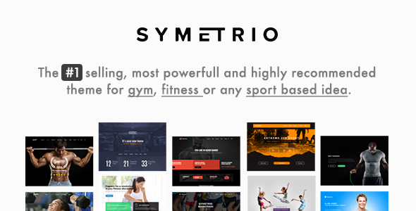 Download Symetrio  – Gym & Fitness WordPress Theme Free