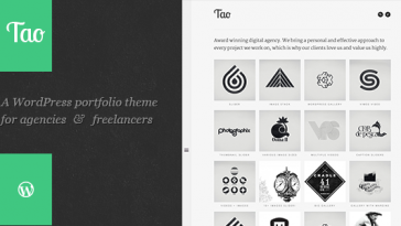 Download Tao - a modern & responsive 3D WordPress portfolio theme with beautiful transitions and animations Free