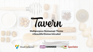 Download Tavern v.5.6 - Professional Restaurant Theme Free