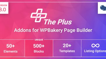 Download ThePlus Addons for WPBakery Page Builder (formerly Visual Composer)  - Free Wordpress Plugin