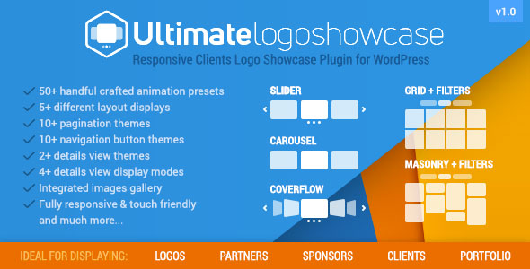 Download Ultimate Logo Showcase Full Responsive Clients Logo Gallery Plugin for WordPress - Free Wordpress Plugin