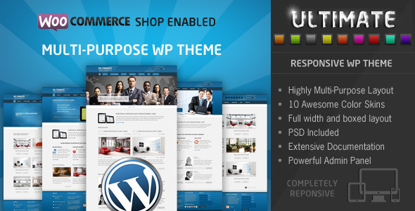 Download Ultimate v.2.6.1 – Responsive WP Theme Free