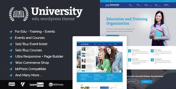 Download University – Education, Event and Course Theme Free