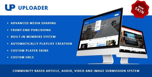Download Uploader - Advanced Media Sharing Theme Free