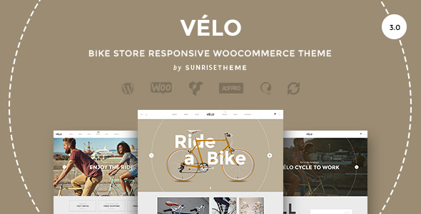 Download Velo - Bike Store Responsive Business Theme Free