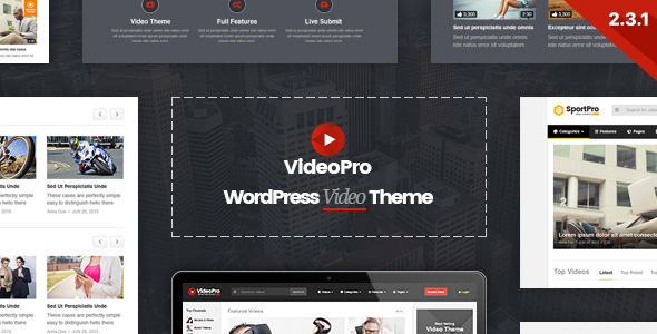 Download VideoPro  – Video WordPress Theme Free