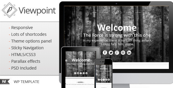 Download Viewpoint - Responsive single page portfolio Free