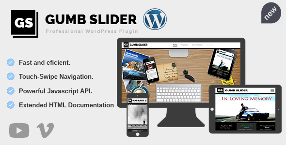 Download Gumb Slider  Responsive jQuery Image Gallery for WordPress – Free WordPress Plugin