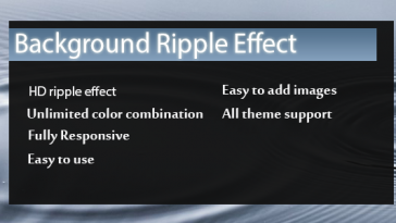 Download Visual Composer Background Ripple Effect - Free Wordpress Plugin