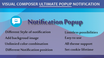 Download Visual Composer Ultimate Popup Notification - Free Wordpress Plugin