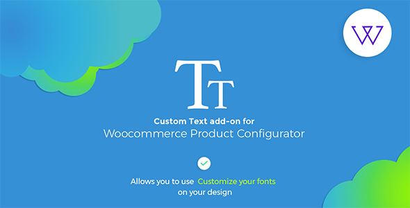 Download Visual Product Configurator Custom Text Add On   – Free WordPress Plugin