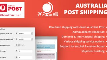 Download WooCommerce Australia Post Shipping  - Free Wordpress Plugin