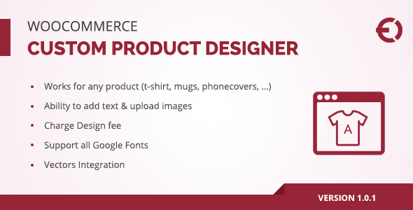 Download Woocommerce Custom Product Designer for T-Shirt, Cup, Caps, Cards   – Free WordPress Plugin