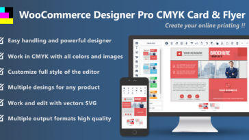 Download WooCommerce Designer Pro CMYK Card & Flyer  - Free Wordpress Plugin