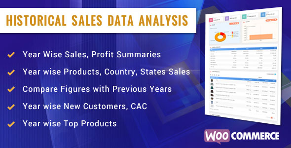 Download WooCommerce Historical Sales Analysis  - Free Wordpress Plugin