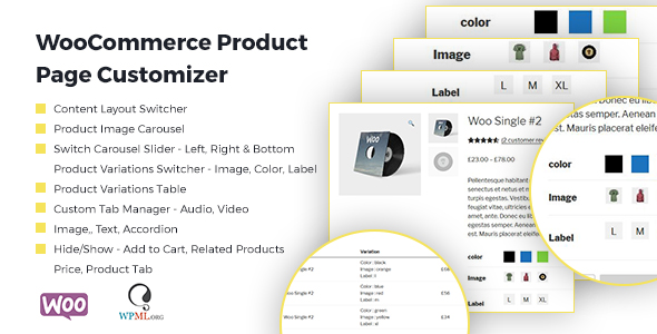 Download WooCommerce Product Page Customizer  - Free Wordpress Plugin