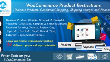 Download WooCommerce Product Restrictions Dynamic Products, Conditional Shipping, Charges and Payments - Free Wordpress Plugin