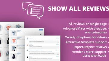 Download WooCommerce Show All Reviews  - Free Wordpress Plugin