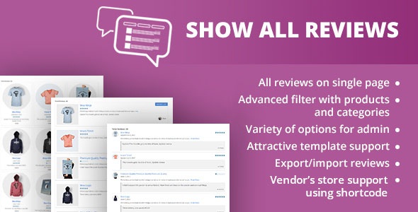 Download WooCommerce Show All Reviews  - Free Wordpress Plugin
