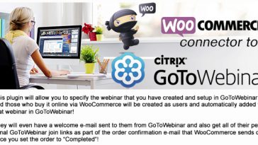 Download WooCommerce to GoToWebinar connector 1 - Free Wordpress Plugin 3 Download WooCommerce to GoToWebinar connector 1 - Free Wordpress Plugin