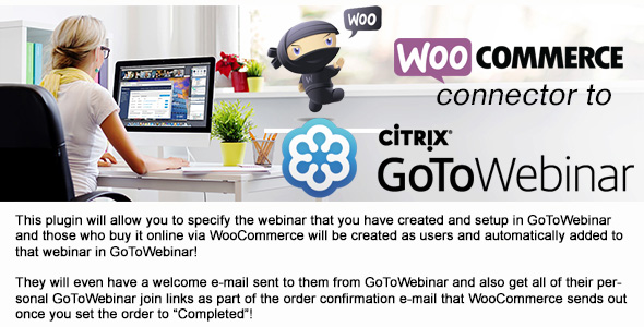 Download WooCommerce to GoToWebinar connector 1  - Free Wordpress Plugin