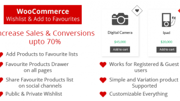 Download WooCommerce Wishlist & Add to Favourites  - Free Wordpress Plugin