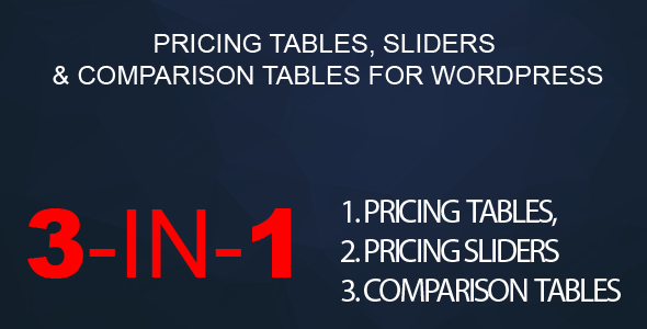 Download WordPress Pricing Tables, Sliders & Comparison Tables  - Free Wordpress Plugin