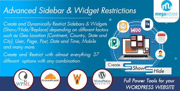 Download WordPress Sidebar and Widgets Visibility  Create Sidebar, Hide Sidebar and Hide Widgets – Free WordPress Plugin