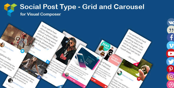Download WPBakery Page Builder Social News Post Type Grid and Carousel (formerly Visual Composer) - Free Wordpress Plugin