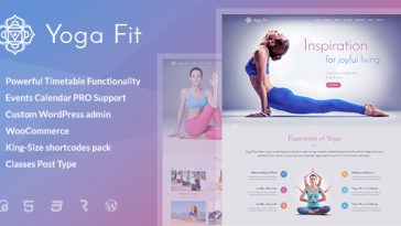 Download Yoga Fit v.1.0.6 - Sports, Fitness & Gym WordPress Theme Free