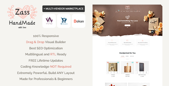 Download Zass  – WooCommerce Theme for Handmade Artists and Artisans Free