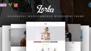 Download ZORKA - Wonderful Fashion WooCommerce Theme Free