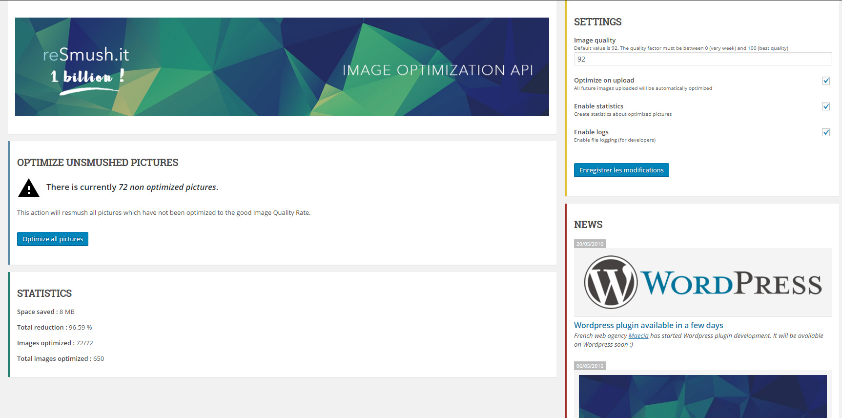 best free image optimizer wordpress