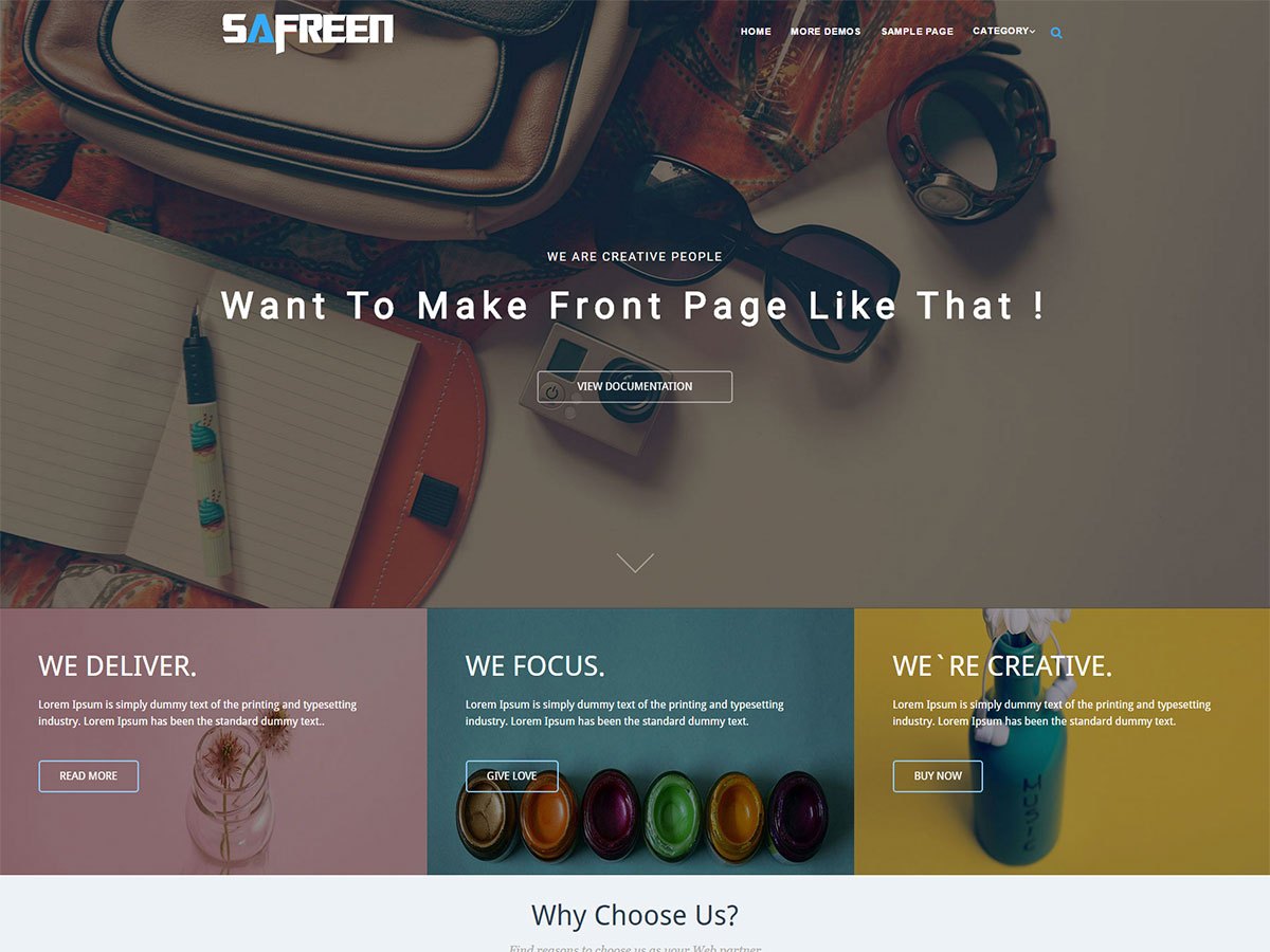 Download safreen 1.16.0 – Free WordPress Theme