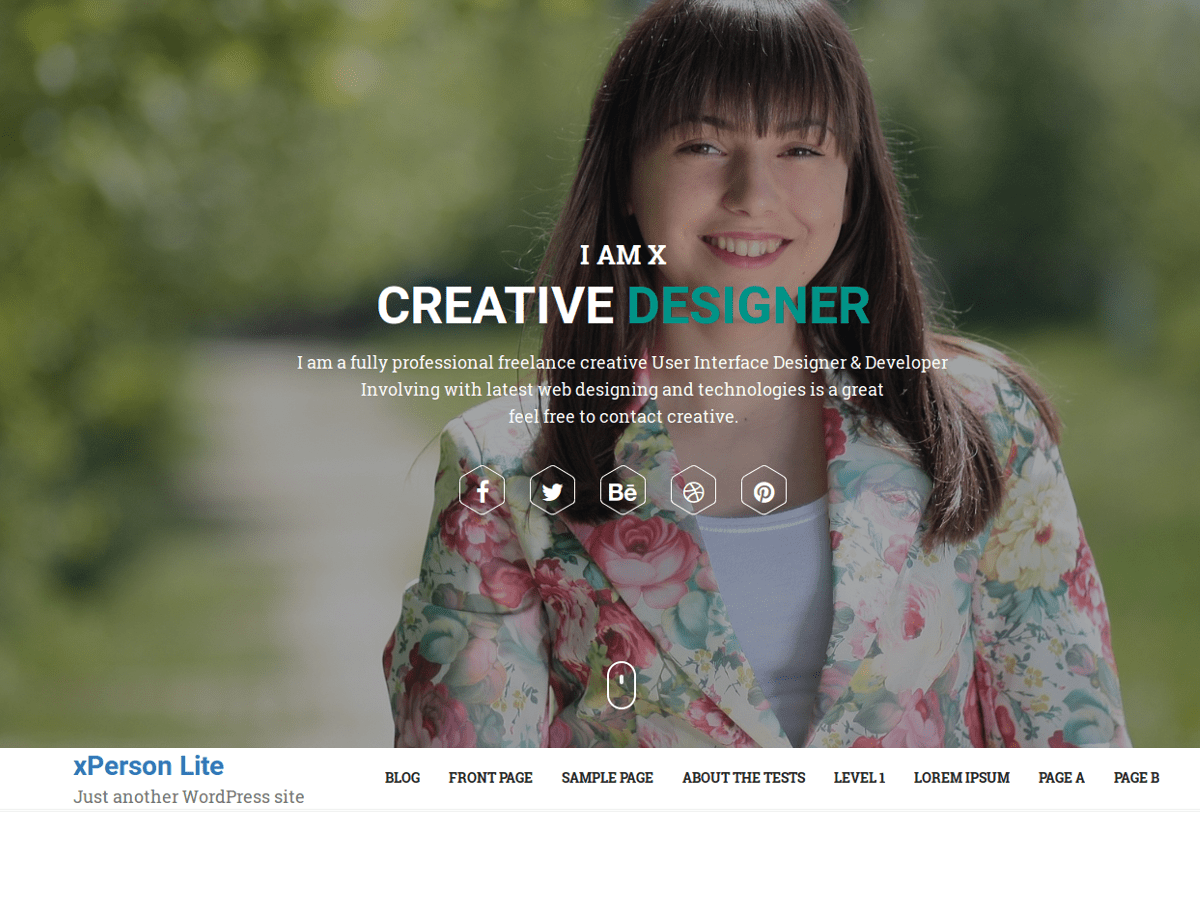 Download xPerson Lite 1.0.4 – Free WordPress Theme